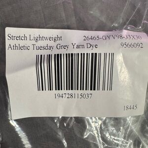 Bonobos Athletic Tuesday Weekday Warrior Grey Dress Pants. Sz 33/30